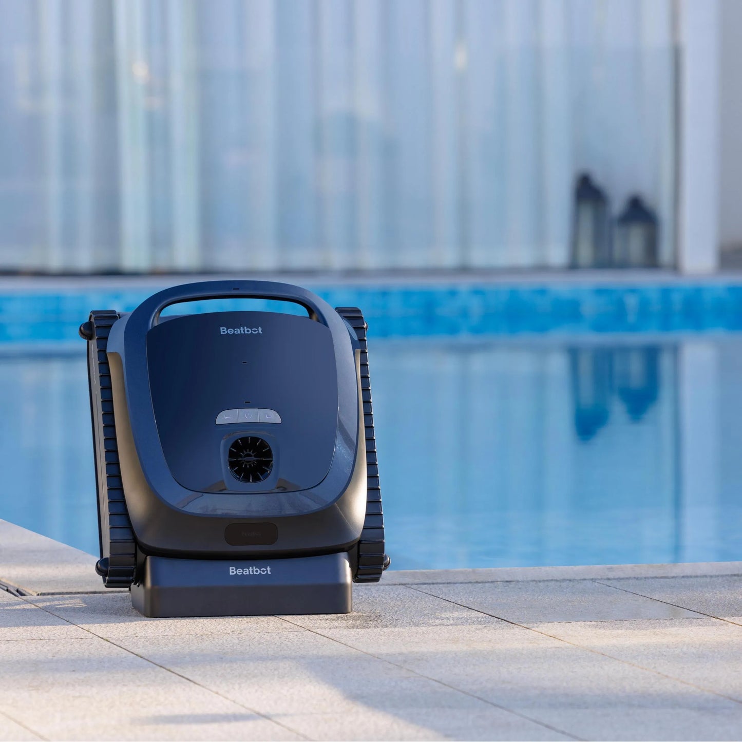 BeatBot AquaSense 2 Robotic Pool Cleaner — in-use view