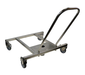 Spectrum Aquatics pool lift transport cart — wheel and frame detail