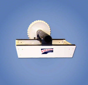 Duraflex FB551 fulcrum box assembly — footwheel and roller in box (viewed)
