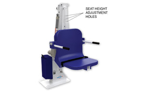 Aqua Creek Ranger 2 adjustable height seat — adjustment holes