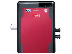 Raypak AVIA gas pool and spa heater front face with Wi-Fi control panel