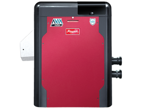 Raypak AVIA HD with NiTek gas pool and spa heater, front face