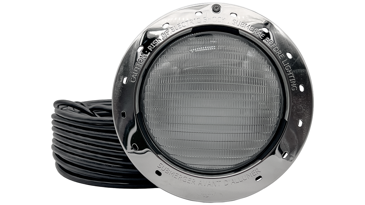 Jandy WaterColors LED Pool Light, Large (Gen 2 RGBW) — mounting/connection detail
