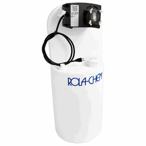 15 Gallon Chemical Tank with Pro Series 300 Metering Pump — shown from the opposite side