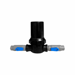In-Line Strainer Kit with Valves and Clamps — the Large option