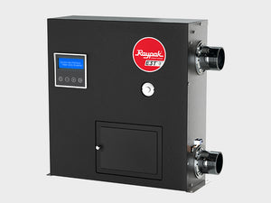 Raypak E3T commercial digital electric pool and spa heater with titanium elements