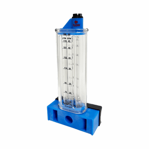 1-1/4" PVC Pool Flowmeter — shown from the opposite side