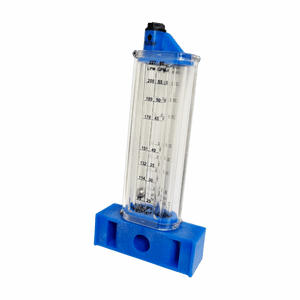 1-1/2" PVC Pool Flowmeter — the Vertical Mount option from the opposite side