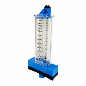 2" PVC Pool Flowmeter — the Top Mount option from the opposite side