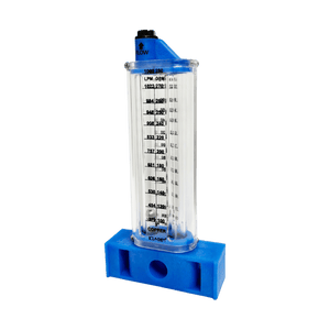 3" Copper Pool Flowmeter — the Vertical Mount option from the opposite side
