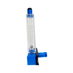 3" PVC Pool Flowmeter — close-up of the graduated scale