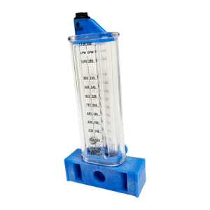 3" PVC Pool Flowmeter — the Vertical Mount option from the opposite side