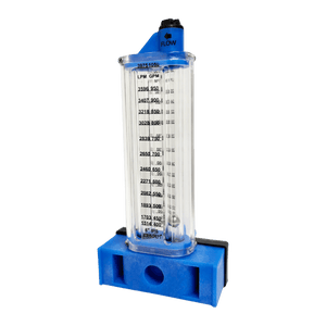 6" PVC Pool Flowmeter — shown from the opposite side