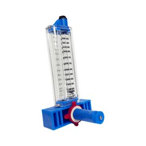6" PVC Pool Flowmeter — the Vertical Mount option, detail view