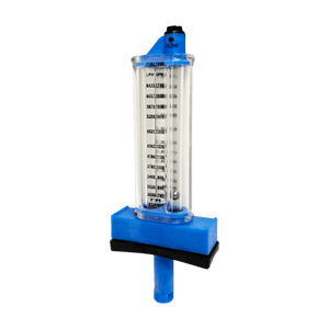8" PVC Pool Flowmeter — the Top Mount option from the opposite side