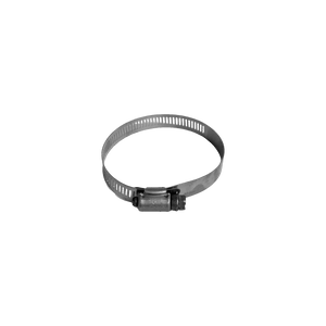 1-1/2" Copper Pool Flowmeter — the hose clamp supplied with the meter