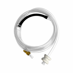 Peristaltic Pump Hose Assembly — the 8" Black Tygon + Vinyl option