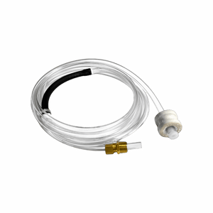 Peristaltic Pump Hose Assembly — the 8" Black Tygon + Vinyl option from the opposite side