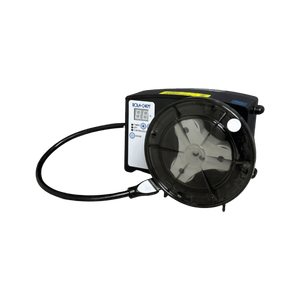 Pro Series 307 Peristaltic Chemical Metering Pump — the 120V Short Cord Black Tygon & Vinyl option from the opposite side