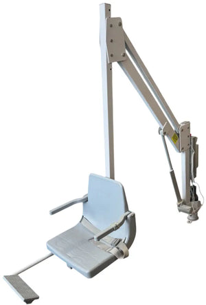 Global Pool Products R-375 rotational pool lift – alternate angle