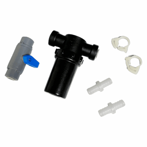 RC555XXP Ready-to-Mount pH/Dual ORP/FAC PPM Dosing System — in-line strainer kit included with the system