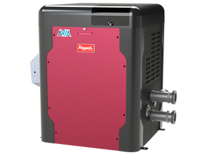 Raypak AVIA 264A and 404A gas pool heater cabinet and top-mounted control