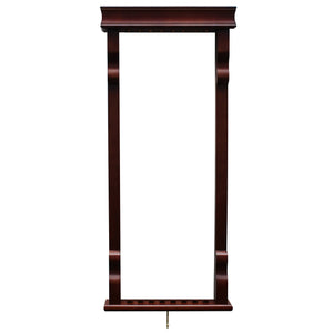 Hathaway Vintage Wall Billiard Cue Rack Game Room Table