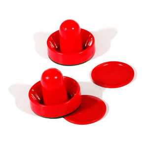 Hathaway Air Hockey 3-in Strikers and 2.5-in Pucks - Red Game Room Table