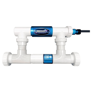 Solaxx Precision UV6000A ultraviolet water treatment system shown complete on a plain background