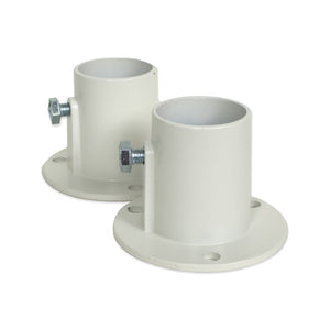 Blue Wave Aluminum Deck Flanges for Above Ground Pool Ladder - Pair Pool Cleaner & Maintenance