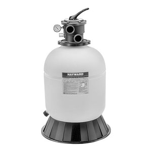 Hayward ProSeries W3S166T1580S / W3S180T92S / W3S180T93S / W3S210T93S Sand Filter System w - front view on white background