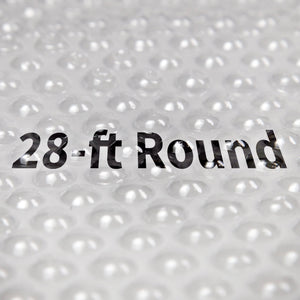 Blue Wave 12-mil Solar Blanket for Round Above-Ground Pools - Clear Pool Cover — Round / 28-ft