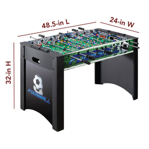 Hathaway Playoff Foosball Table - 48.5 in long, 24 in wide and 32 in high