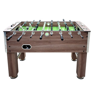Hathaway Driftwood Foosball Table - full table from the side in the driftwood finish