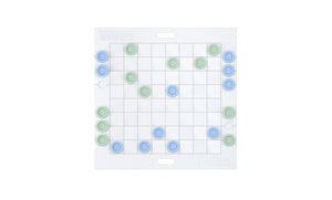 Ledge Lounger Checkers — second view of the resin board and pieces