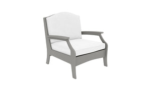 Ledge Lounger Legacy Club Chair — gray resin frame