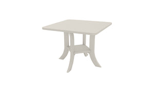 Ledge Lounger Legacy Side Table — square top in cloud
