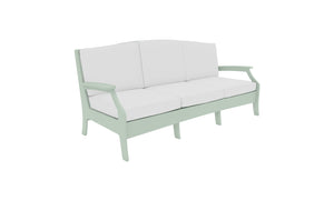 Ledge Lounger Legacy Sofa — sage green resin frame