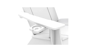 Ledge Lounger Mainstay Adirondack Fit chair — drink holder detail