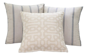 Ledge Lounger outdoor square throw pillow — square pillow on outdoor seating