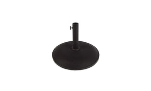 Ledge Lounger classic concrete umbrella base — shown with the pole socket in view
