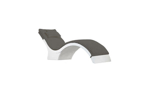 Ledge Lounger Signature Chaise Deep Cushion chaise deep cushion — charcoal fabric