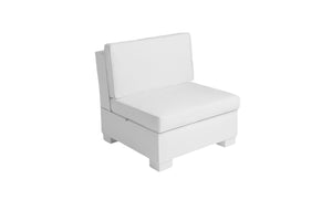 Ledge Lounger Signature Sectional Middle in-pool sectional middle seat — middle section in the full sectional set