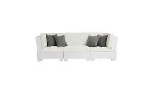 Ledge Lounger Signature Sectional Middle in-pool sectional middle seat — three piece sofa layout