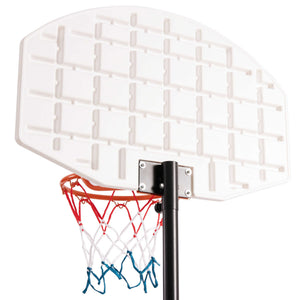 Hathaway Streetball Basketball System - reverse of the backboard showing the moulded rib pattern