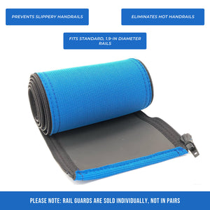 Blue Wave Rail Cover for Pool Handrails - fits standard 1.9-in rails; sold individually, not in pairs