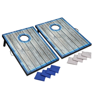 Hathaway Atlantic Cornhole Bean Bag Toss Game Set with LED Lights Game Room Table