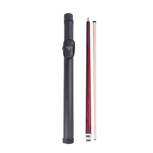 Hathaway Conquest 58-in Cue Stick and Case Set Game Room Table — Red