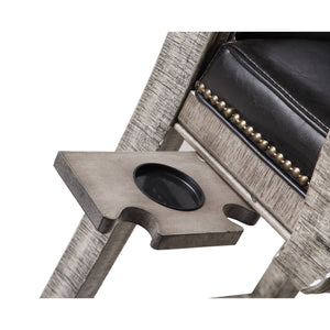 Hathaway Montecito Spectator Chair - swing-out arm tray with recessed cup holder and cue notch