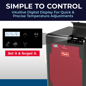 Raypak AVIA HD digital control display